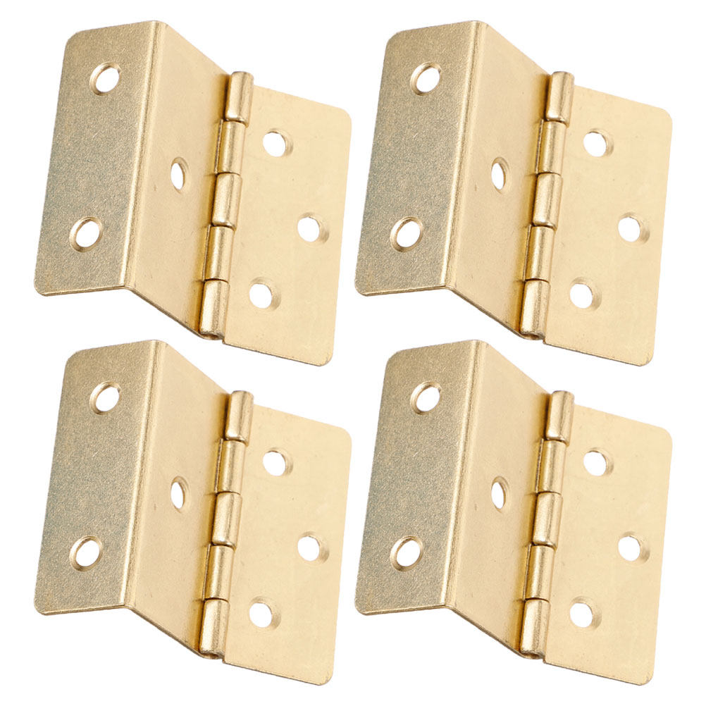 Vintage Furniture Hardware Replacement - 4 Adet Vintage Üç Katlı Menteşe