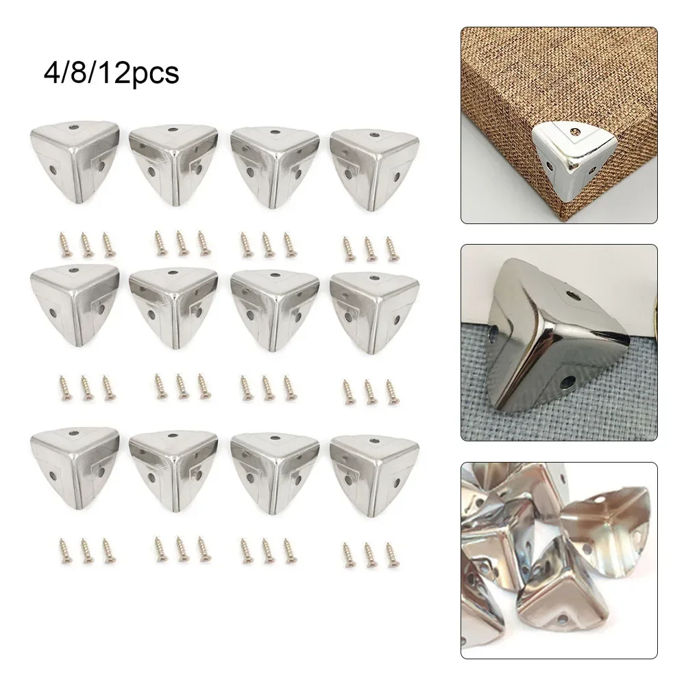 Furniture Hardware Wood - 4/8/12 adet Metal Kutu Köşe Koruyucu