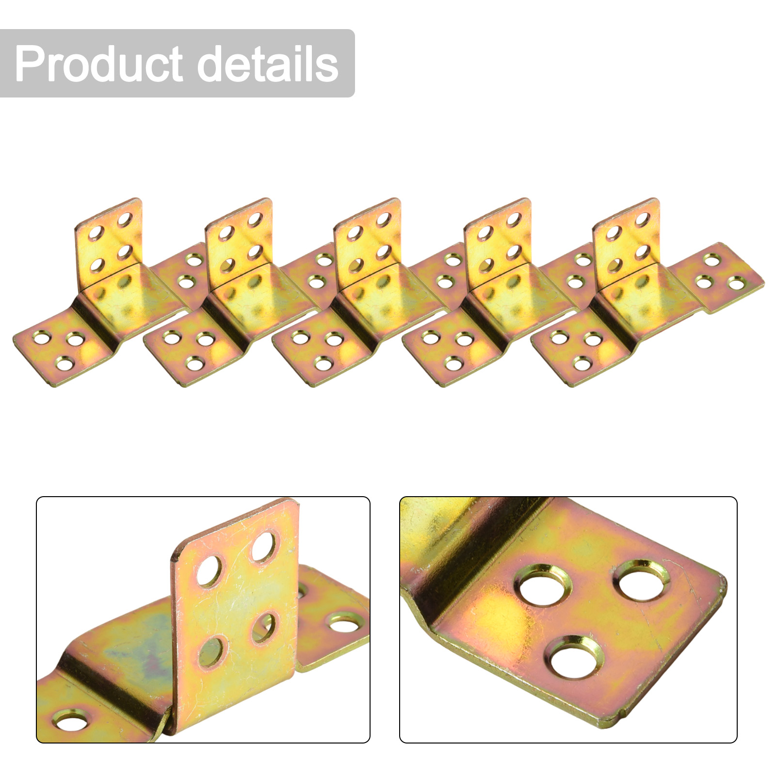 Furniture Hardware Replacement - 5 Adet Metal Yatak Rayı Braketi