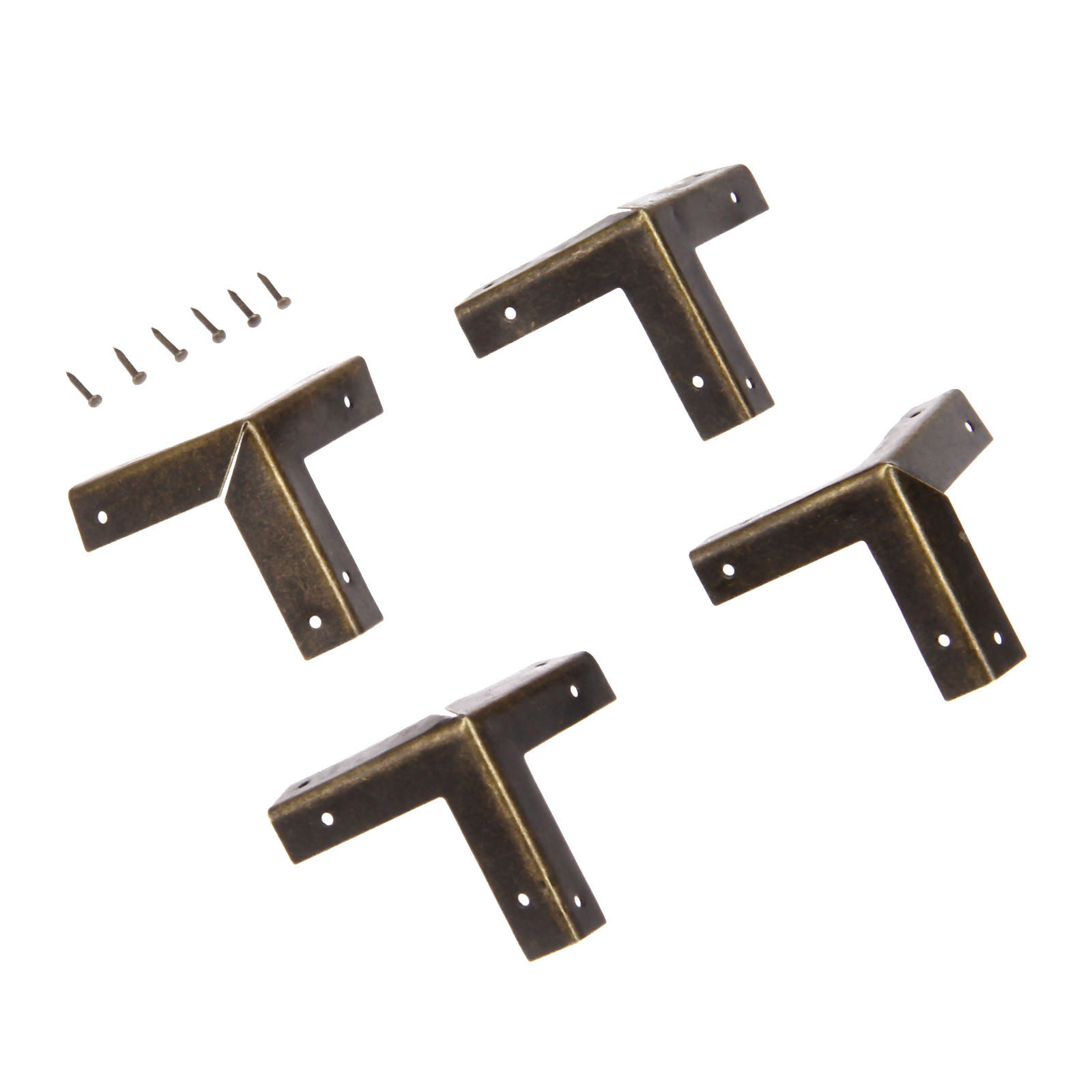 DRELD 4 adet antik bronz köşe  - Furniture Hardware Wood incelemesi ve fiyatı
