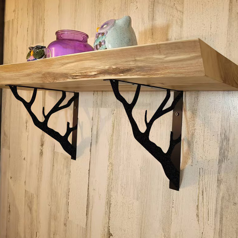 2 adet siyah ağaç dalı Metal r - Shelf Bracket Pair incelemesi ve fiyatı