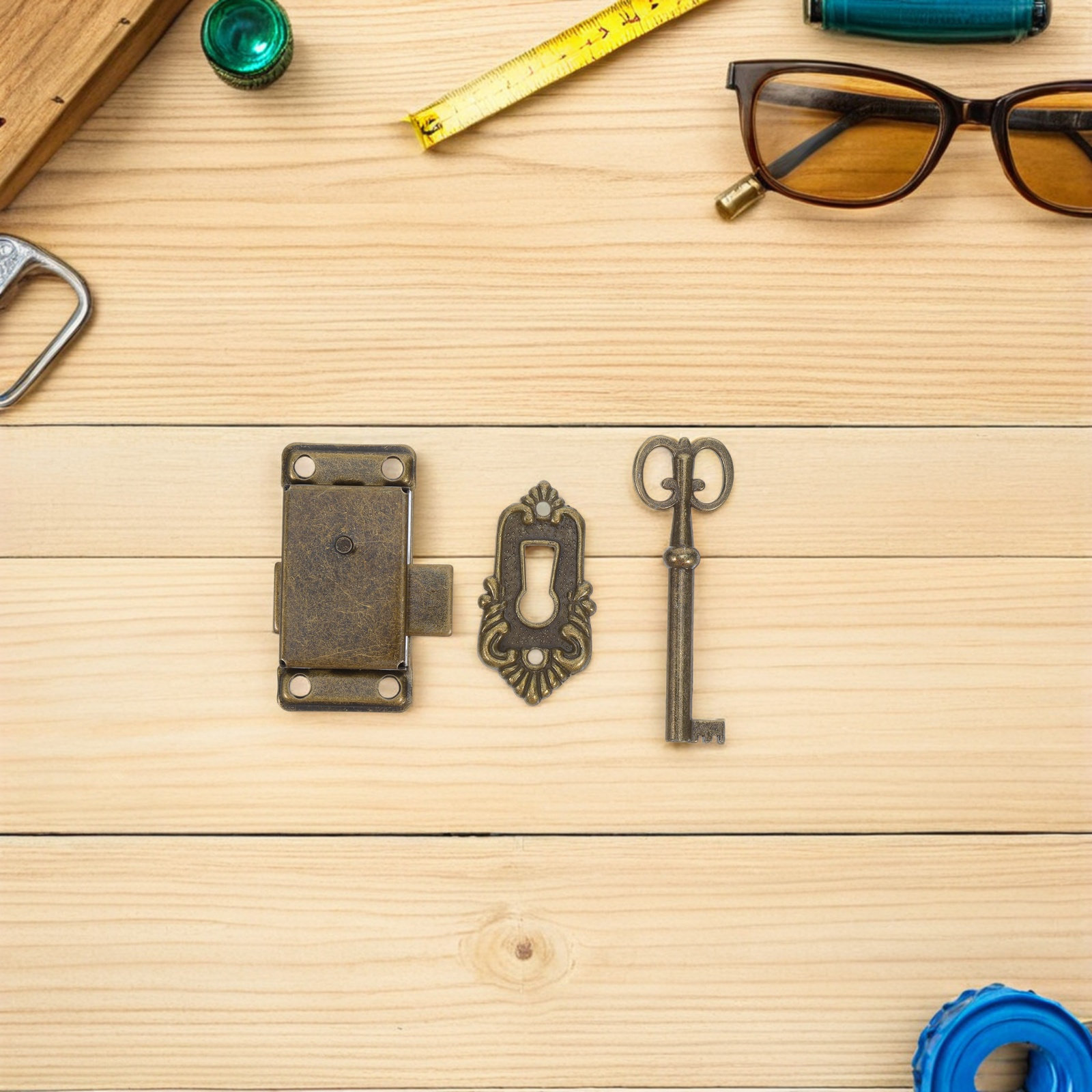 4 Set Dolap Kilidi Yedek Parça - Vintage Furniture Hardware Replacement incelemesi ve fiyatı