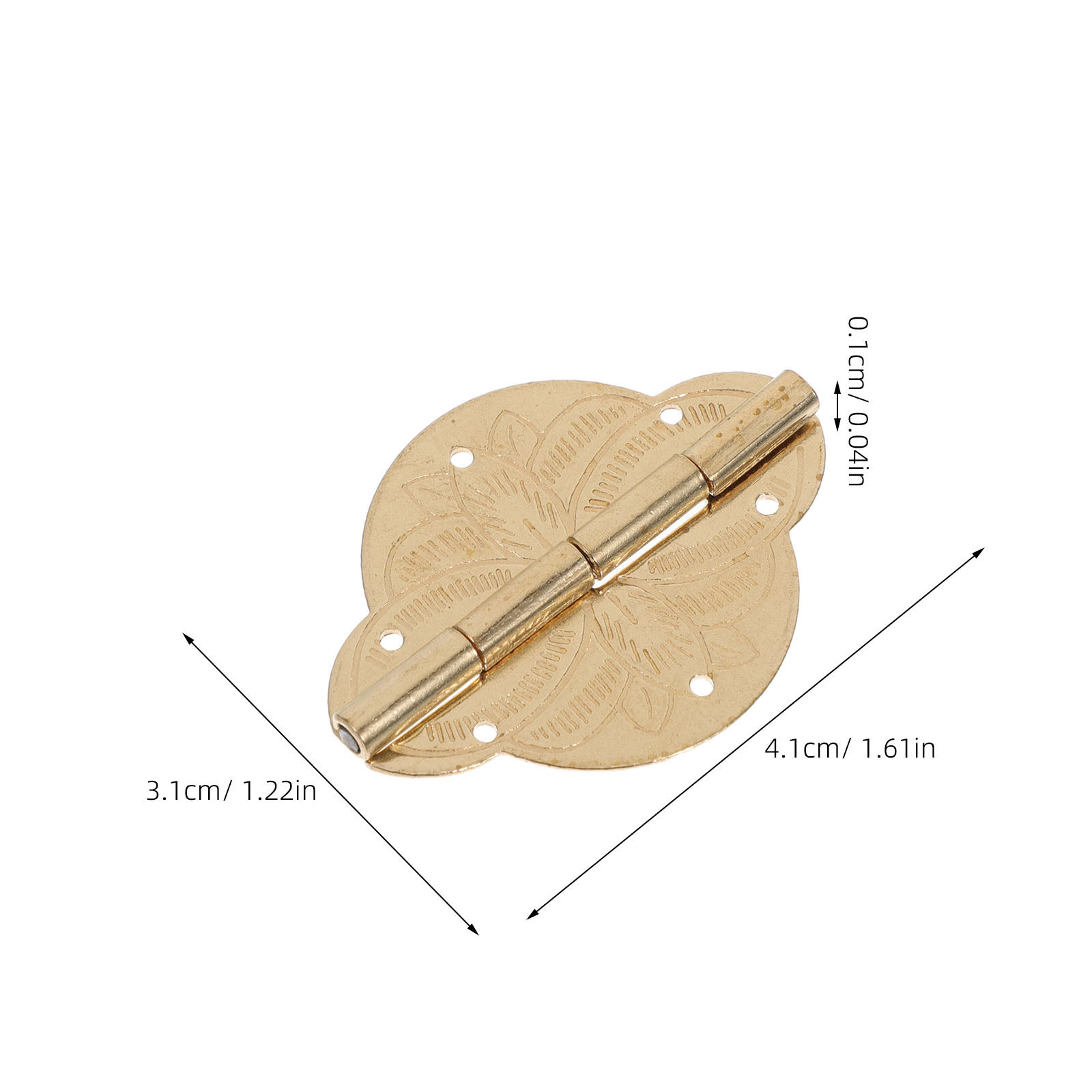 4 Adet Pirinç Menteşe, Mücevhe - Vintage Furniture Hardware Replacement incelemesi ve fiyatı