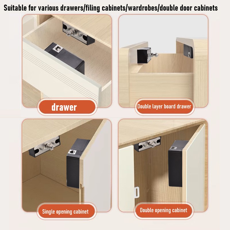 Tuya Akıllı Dolap Kapı Kilidi  - Furniture Hardware Wood incelemesi ve fiyatı