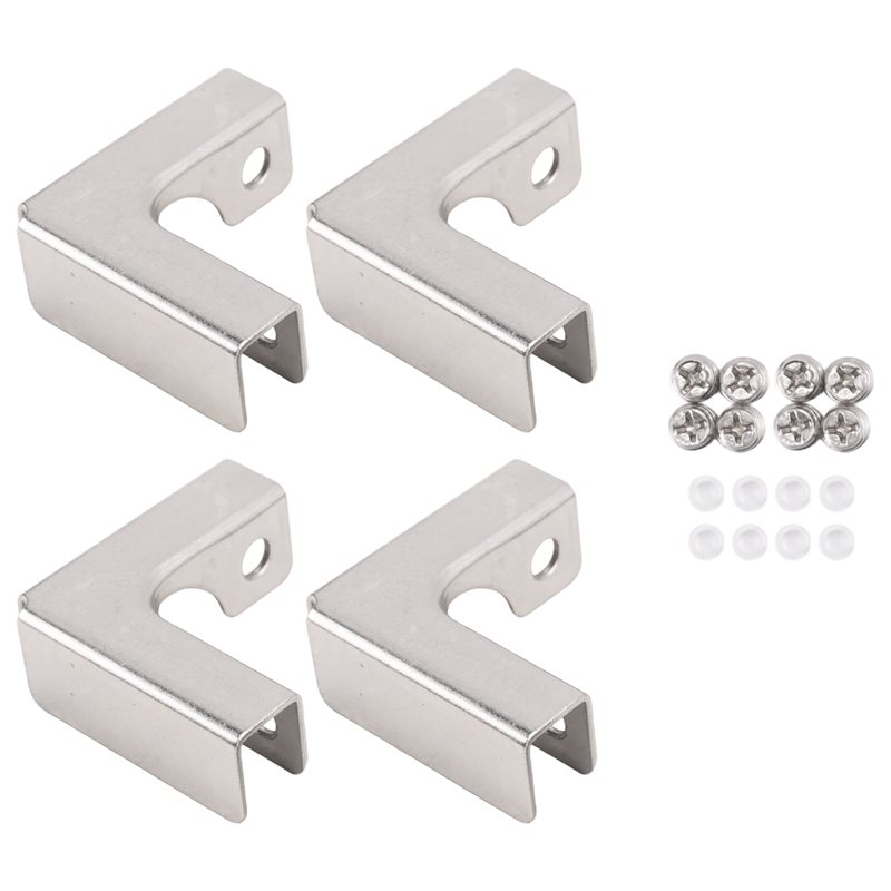 ABUI-4 Adet L Tipi Cam Sabitle - Furniture Hardware Types incelemesi ve fiyatı