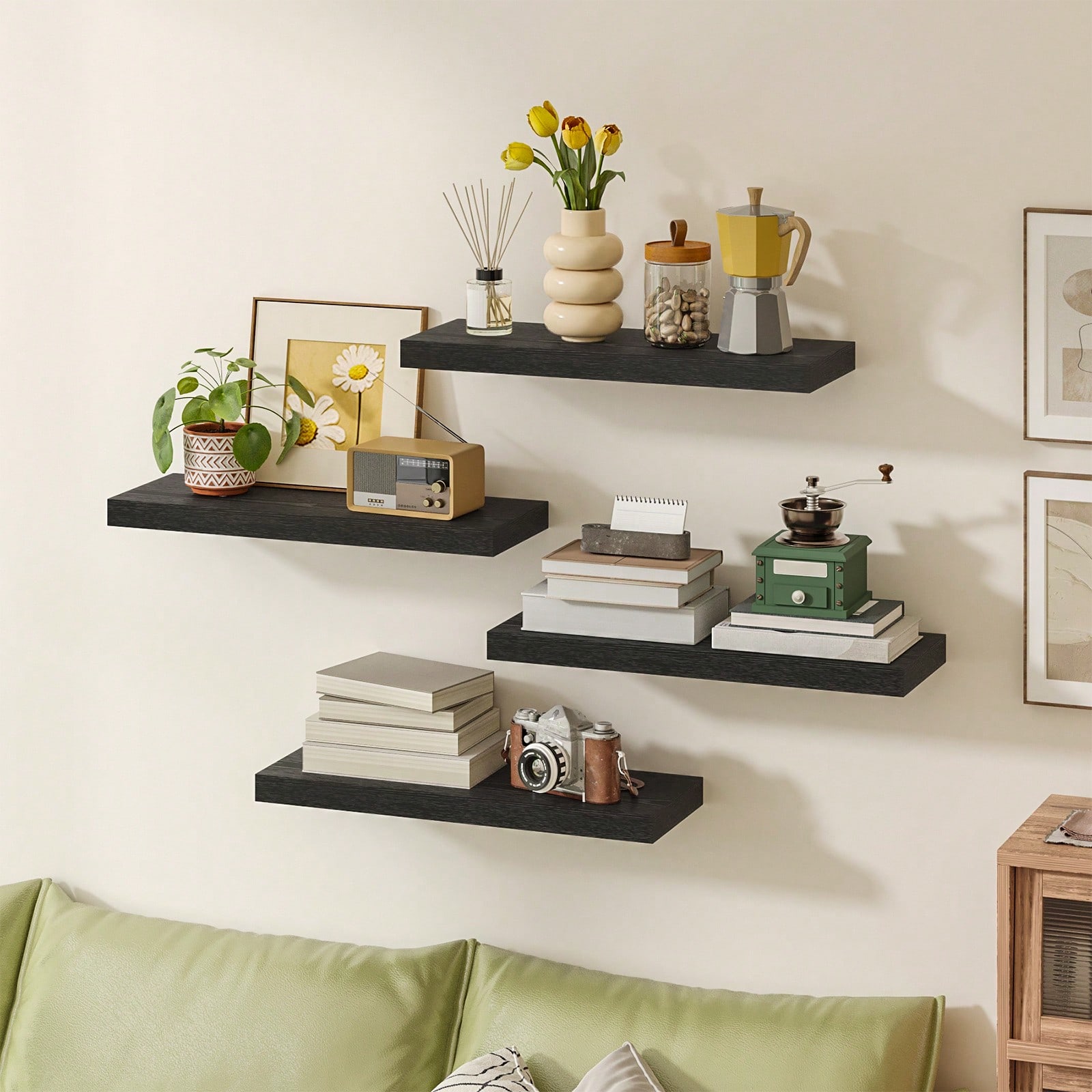 4'lü Paket Yüzer Raflar Modern - Shelf Bracket Pair incelemesi ve fiyatı